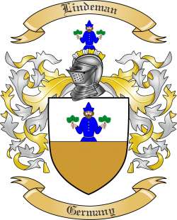 Lindeman Family Crest from Germany2