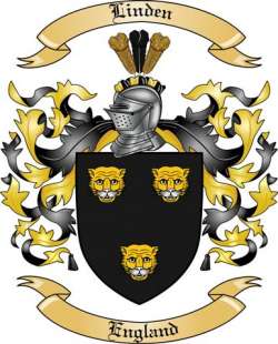 Linden Family Crest from England