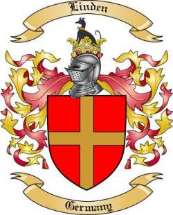 Linden Family Crest from Germany