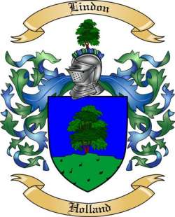 Lindon Family Crest from Holland
