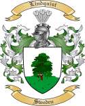 Lindquist Family Crest from Sweden