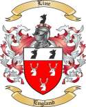 Line Family Crest from England