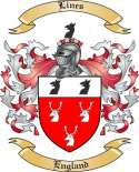 Lines Family Crest from England