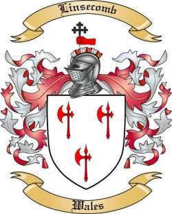 Linsecomb Family Crest from Wales