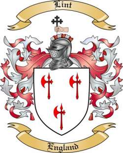 Lint Family Crest from England