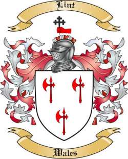 Lint Family Crest from Wales
