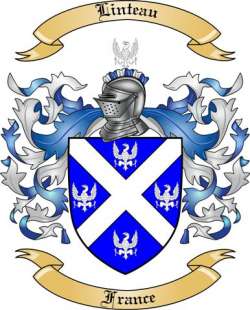 Linteau Family Crest from France