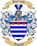 Lipscombe Family Crest from England