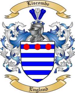 Liscombe Family Crest from England
