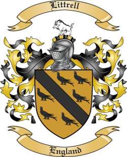 Littrell Family Crest from England