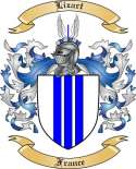Lizart Family Crest from France