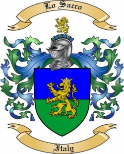 Lo Sacco Family Crest from Italy