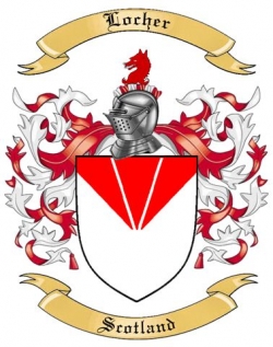 Locher Family Crest from Scotland