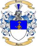 Loera Family Crest from Spain