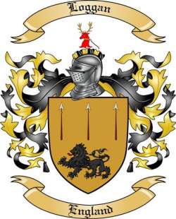 Loggan Family Crest from England
