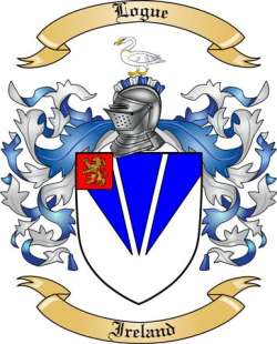 Logue Family Crest from Ireland