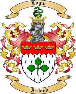 Logue Family Crest from Ireland2