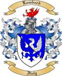 Lombard Family Crest from Italy