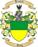 Lomele Family Crest from Italy