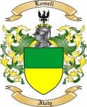 Lomeli Family Crest from Italy