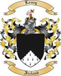 Loney Family Crest from Ireland