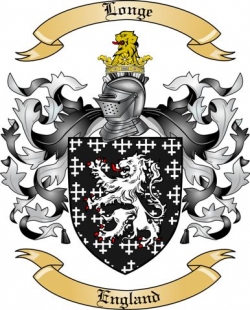 Longe Family Crest from England