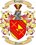 Longtin Family Crest from France