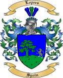 Lopees Family Crest from Spain