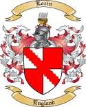 Lorin Family Crest from England