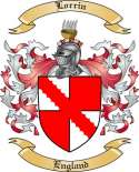 Lorrin Family Crest from England