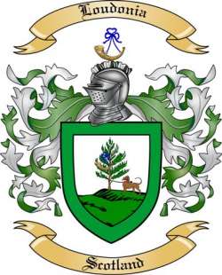Loudonia Family Crest from Scotland