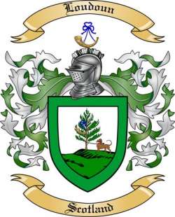 Loudoun Family Crest from Scotland