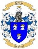 Louke Family Crest from England