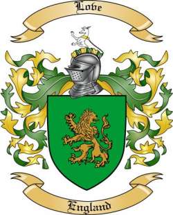 Love Family Crest from England