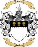 Lovelace Family Crest from Ireland