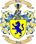Lovo Family Crest from Italy2