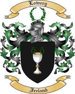 Lowery Family Crest from Ireland2