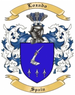 Lozado Family Crest from Spain