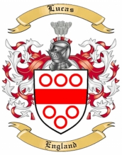 Lucas Family Crest from England