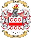 Lucas Family Crest from Ireland