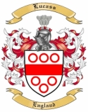 Lucass Family Crest from England