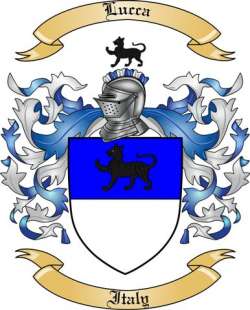 Lucca Family Crest from Italy