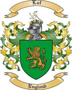 Luf Family Crest from England