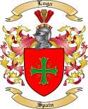 Luga Family Crest from Spain
