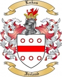 Lukas Family Crest from Ireland