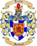 Lundie Family Crest from Scotland