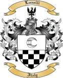 Lunelli Family Crest from Italy