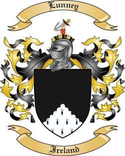 Lunney Family Crest from Ireland