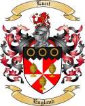 Lunt Family Crest from England