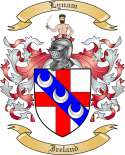 Lynam Family Crest from Ireland